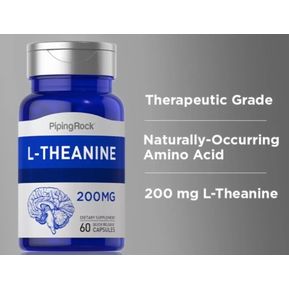L Theanine Teanina Relajación 60 capsulas