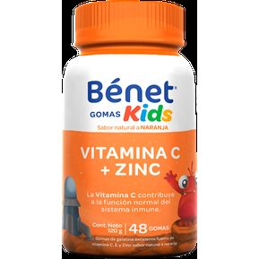 Gomas Kids Benet Vitamina C Y Zinc X 48und