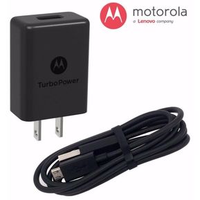 Cargador Motorola Turbo Power Charger Moto E4 Plus E4 Blanco