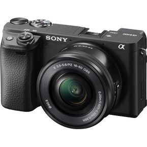 Sony Alpha a6400 Mirrorless Camera with 16-50mm Lens - Black