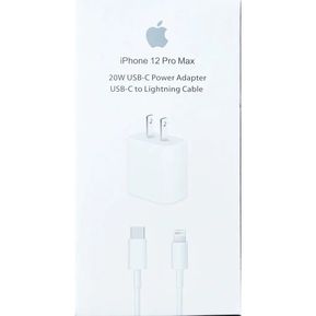 Cargador iPhone 11 12 Pro Pro Max  Tipo C Apple Carga Rápida