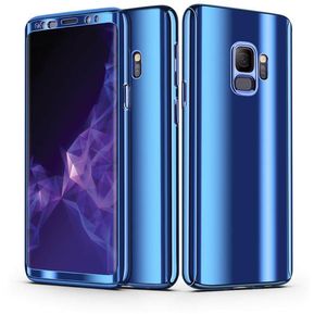 Bakeey Plating 360   Full Body PC Front + Back Cover Funda protectora + Película HD para Samsung Galaxy S9 / S9 Plus - S9 azul
