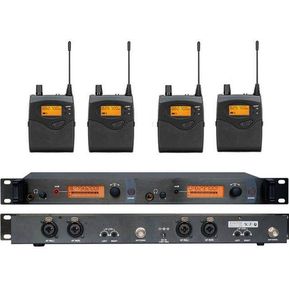 Soundhai SR2050 In-Ear Wireless Stage Monitor System 2 Canales 4 Sistema de micrófono de Karaoke Bodypack Enchufe de la ue [798-829mhz] - 798-829mhz