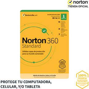Antivirus Norton 360 Standard 1 Dispositivo 1 Año