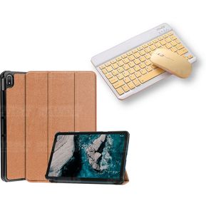 Keyboard y forro protector para Nokia T20 10,4 Pulgadas 2021