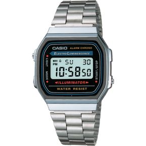 Reloj Casio Retro A168wa-1u Iluminador Cronometro Original