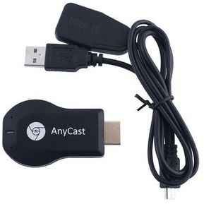 Dispositivo Reproductor Anycast Tipo Chromecast-Negro