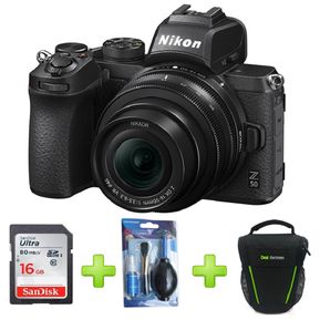 Cámara Nikon Z50 Mirrorless 20.9 Mp Lente 16-50mm+16GB+Bolso+kit