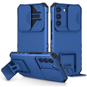 Para Samsung Galaxy S22 Phone Case Cámara deslizanteï¼ˆBlueï¼‰