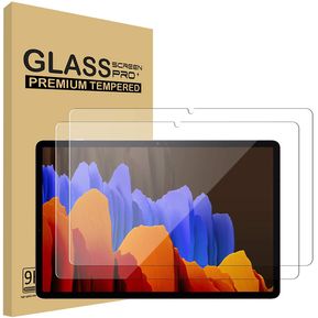 Paquete de 2 Samsung Galaxy Tab S7 Plus Protector de pantalla de vidr