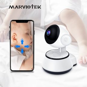 Monitor de bebé inalámbrico WiFi IP Cámara 720P Video Nanny cámara de bebé con monitor de seguridad en el hogar bebé cámara de teléfono visión nocturna