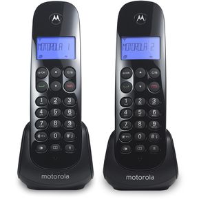 Teléfono Dúo  Inalambrico Motorola M700-2 CA Negro