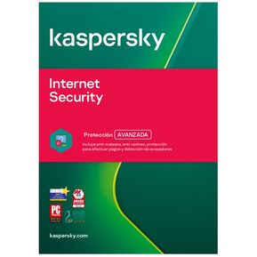 Antivirus Kaspersky Internet Security Multidispositivo 1 dispositivo 1 año