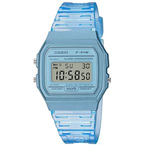 Reloj Casio  F-91WS-2D Retro Unisex Azul