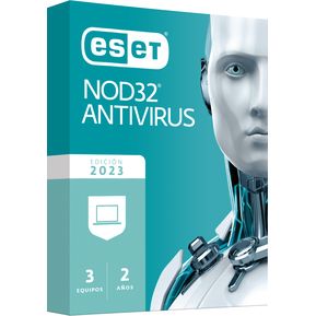 Antivirus Eset Nod 32 Versión Actualizada / 3 PC  / 2 Años - 24 Meses