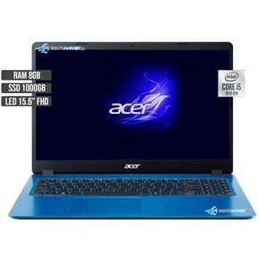 Portatil Acer Aspire 3 Intel Core I5 1035G1 SSD 1000GB RAM 8GB LED 15.6" FHD