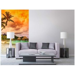 Fotomural de Paisaje de Polinesia 375 x 250 cm -Multicolor
