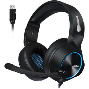 Virtual 7.1 Light Gaming Headset Esports USB Computer Gaming Headphone