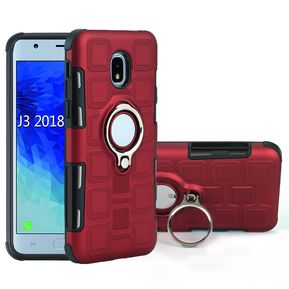Carcasa Samsung Galaxy J3 Express Prime con soporte de anill...