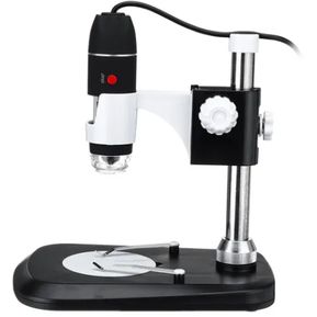 Microscopio 1600x Con Base Capilografo Usb Con Led