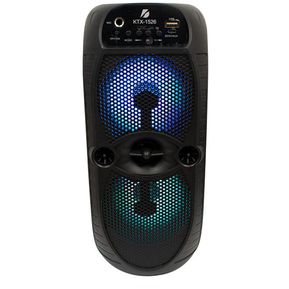 Parlante KTX-1526 Doble Bocina Sonido 4 Bluetooth Luz Led Recargable