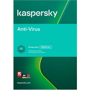 Licencia Antivirus Kaspersky 3 Equipos 2 Años ESD