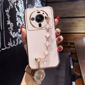 Estuche De chapada de lujo para Xiaomi Mi 12S Ultra - Rosa