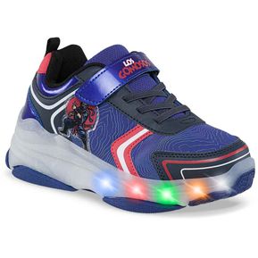Tenis patines con luces Rupol Azul para niño Los Gomosos