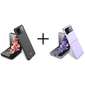 Adecuado para Samsung Galaxy Z Flip 3 5g Pc Phone Case 2pcs...