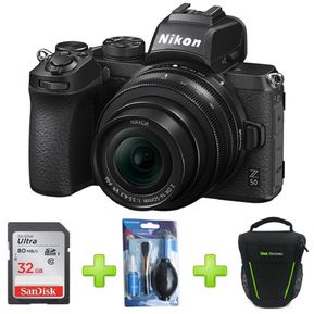 Cámara Nikon Z50 Mirrorless 20.9 Mp Lente 16-50mm+32GB+Bolso+Kit
