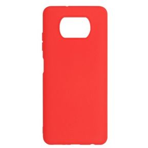 Funda Protectora Silicone Case Premium Rojo Para Xiaomi Pocophone X3