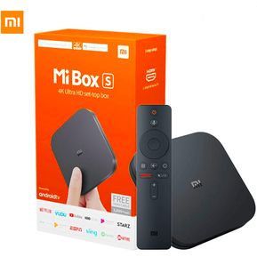 Convertidor Smart Tv Xiaomi Mi Box S 4k chromecast - Negro