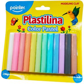 Plastilina Pointer Pastel Modeling Clay X 12 Colores