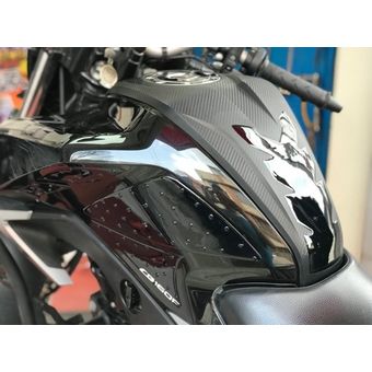 PROTECTOR DE TANQUE PIERNERAS CON STOMP GRIP HONDA CB160F Linio