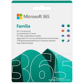 Microsoft Office 365 Familia 6 Usuarios Onedrive Word Excel