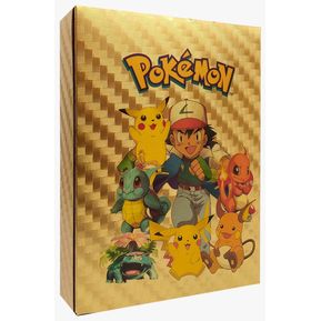 Mazo de cartas pokemon 55 laminas doradas