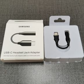 SAMSUNG-Cable USB tipo C 3,5 para auriculares, adaptador AUX...