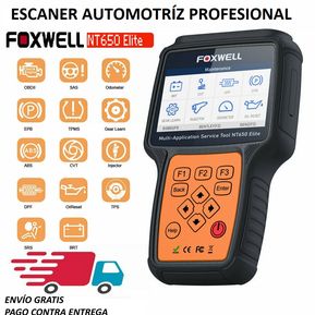 Escáner Automotriz Profesional FOXWELL NT650 ELITE ABS AIRBAG 20