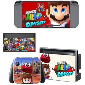 Pegatinas de Super Mario Odyssey Skin, vinilo para NintendoS...
