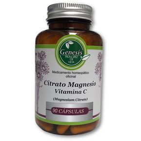 Citrato De Magnesio 900 Mg + Vit. C 600 Mg Genesis X 90 Capsulas