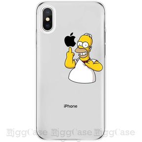 Funda iPhone X Homero desnud 7 Y 8 No X