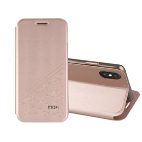 MOFi Anti Knock Kickstand Para Cuero PU Caso Para IPhone X