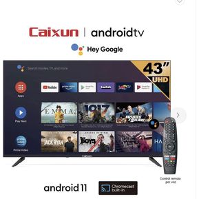 Televisor Caixun 43 pulgadas led UHD 4K Smart TV Android C43V1UA