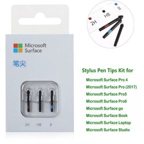 Bolígrafo Stylus para Microsoft Pro 7 para portátil GO 2 estudio de libros HP Pavilion ENVY X360 ASUS Tablet lápiz de presión táctil(#Pen Tips kit)