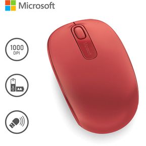 Mouse Inalámbrico MICROSOFT Wireless Mobile Mouse 1850 Rojo