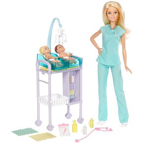 Barbie Carreras Doctora Pediátra Playset Mattel