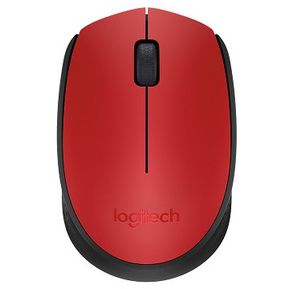 Mouse Logitech inalámbrico  M170 - Rojo - Rojo