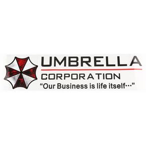 Etiquetas engomadas del coche Resident Evil Umbrella Corporation creativa etiqueta a prueba de agua
