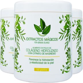 Colageno Hidrolizado Con Citrato de Magnesio 180gr 3U