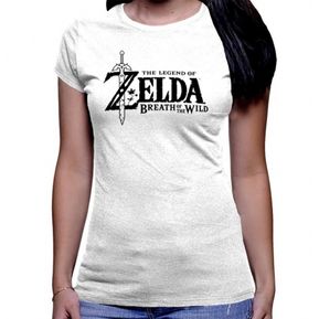 Camiseta Estampada Dama The Legend Of Zelda Breath Of The Wild